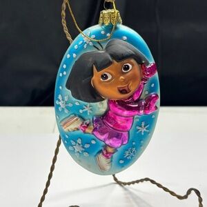 Kurt S. Adler Dora the Explorer glass Christmas ornament